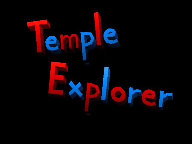 Temple Explorer 64 Title Screen